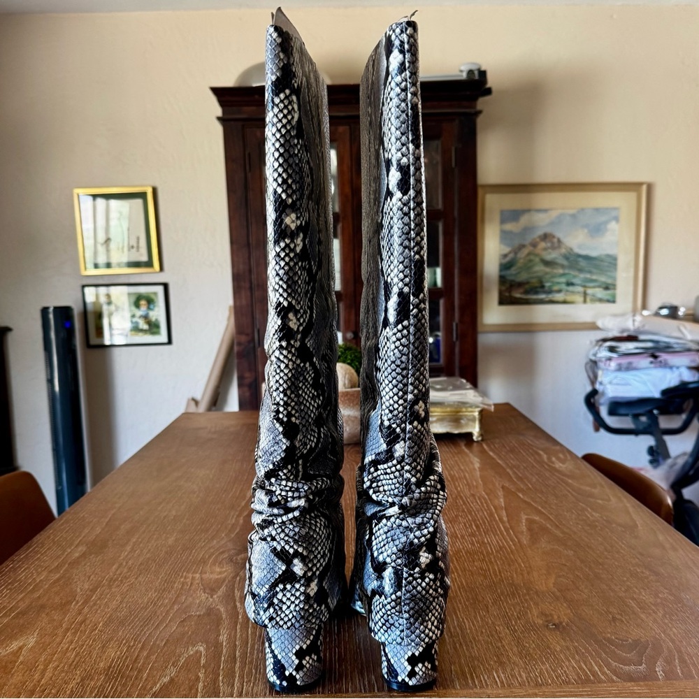 NIB Marc Fisher LTD Lalita2 foldover shaft tall boots 8.5M - Picture 6 of 16